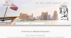 Desktop Screenshot of alfardanproperties.com
